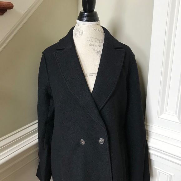 J. Crew Daphne topcoat in Italian boiled wool EUC - Picture 5 of 12